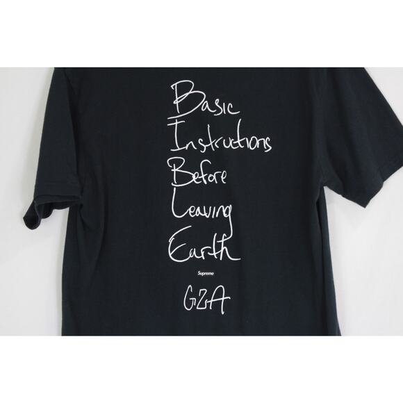 Supreme x GZA Liquid Swords Midnight Blue Shirt M Wu-Tang Clan FW18 - Picture 6 of 7